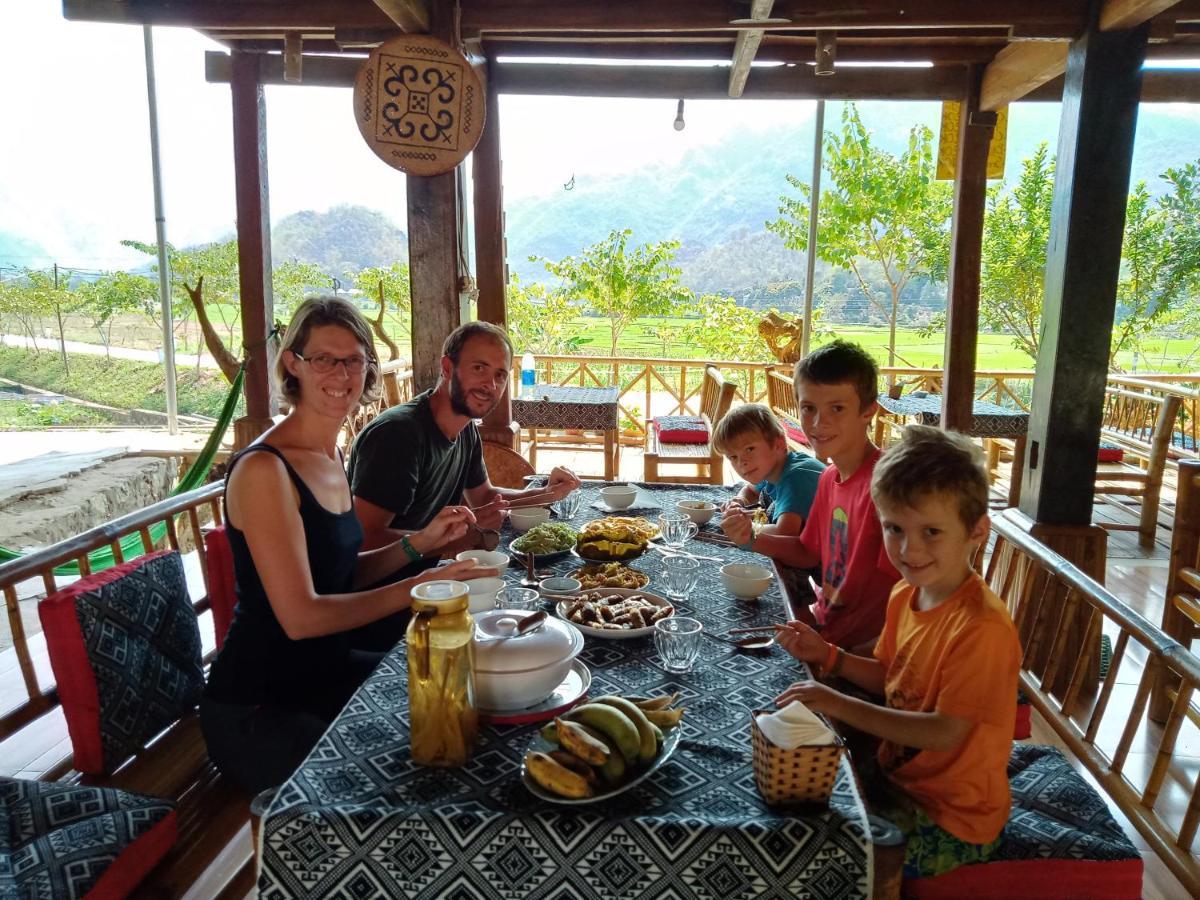 Truong Huy Homestay Mai Chau Exterior foto